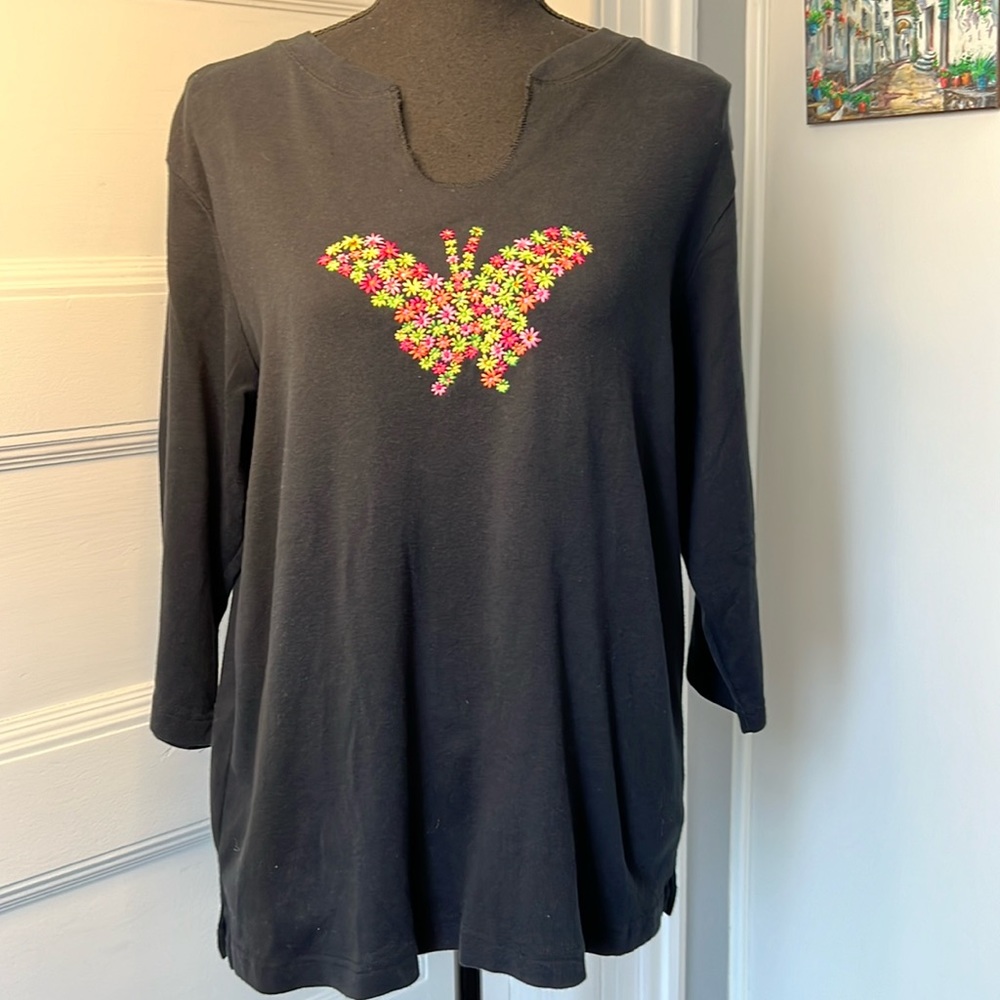 QUACKER FACTORY BUTTERFLY SHIRT